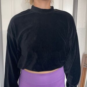 Large, Black, Mind Code Long Sleeve Top
